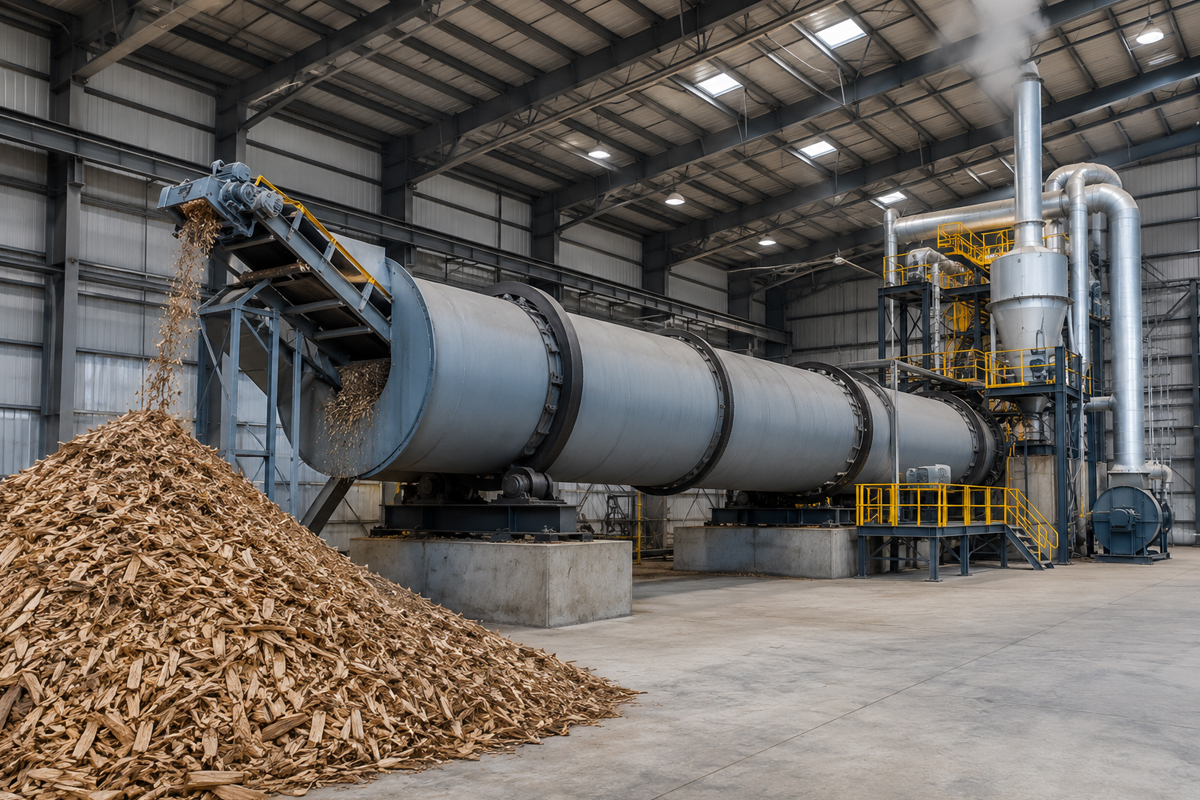 Woodchips-Dryer